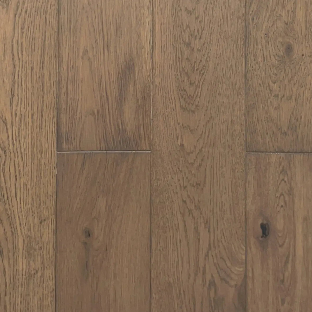 Summit Mountain Flint engineered European oak flooring, wire brushed, aluminum oxide finish, 5 inch boards