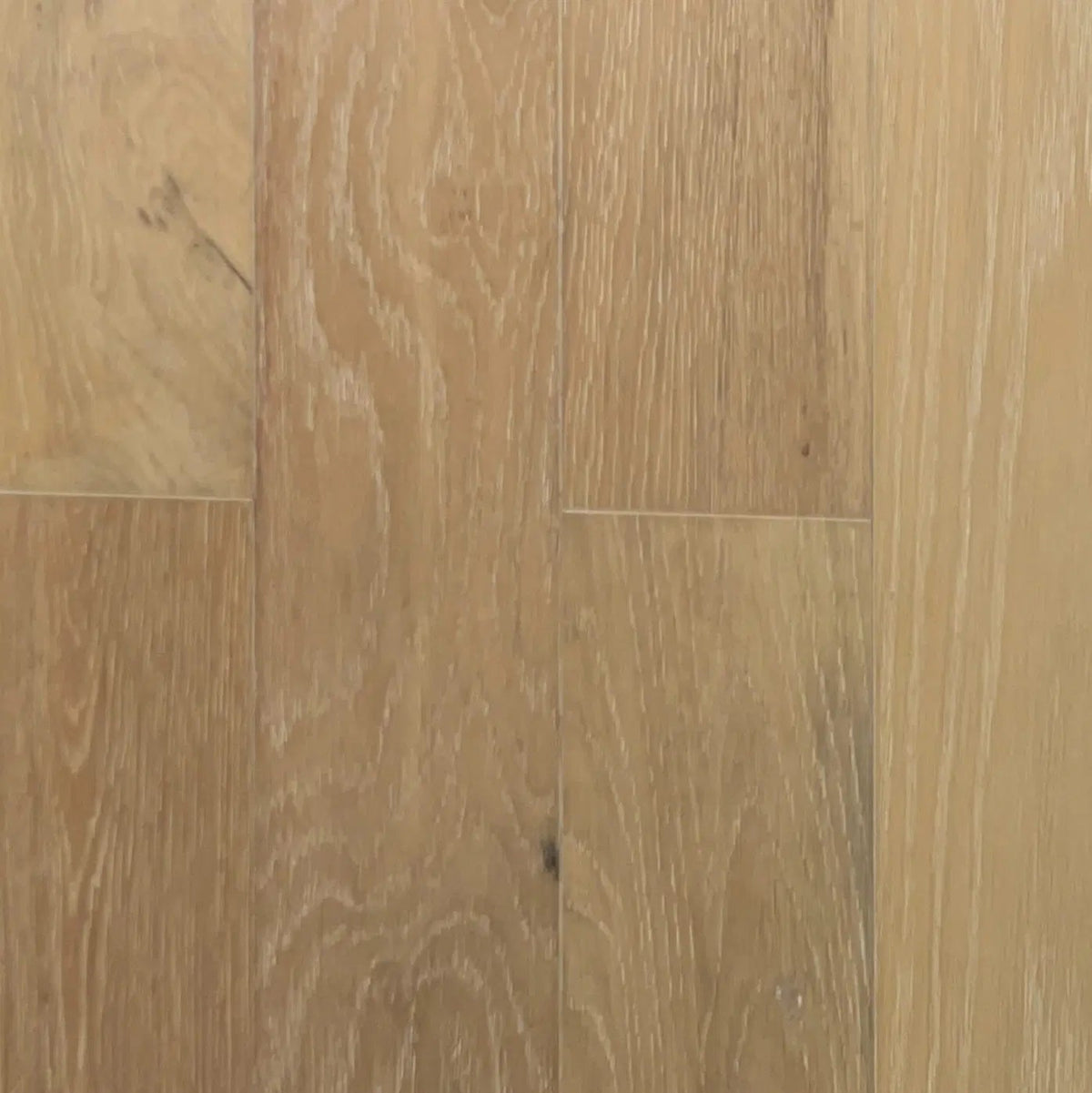 Summit Mountain Linen Beige engineered European oak flooring, wire brushed, aluminum oxide finish, 1/2 inch thick