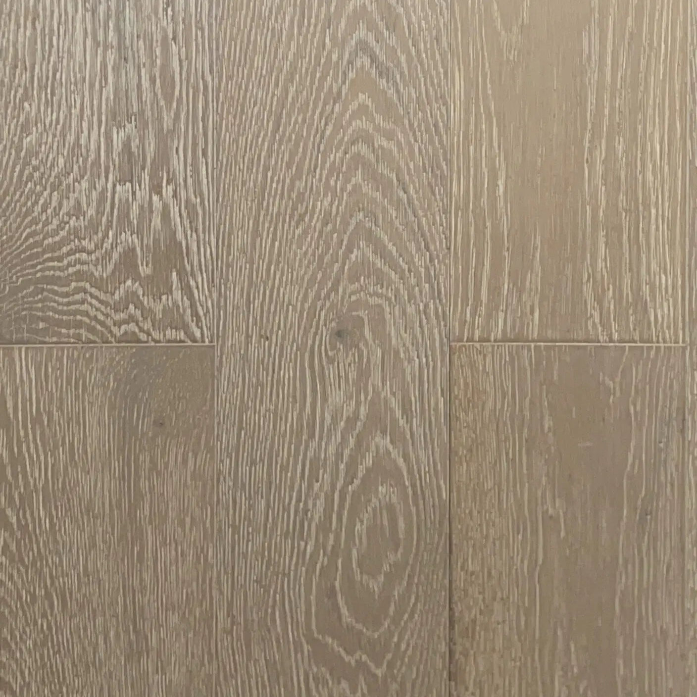 Summit Mountain Volcano Gray engineered European oak flooring, wire brushed, aluminum oxide finish, 6 inch boards