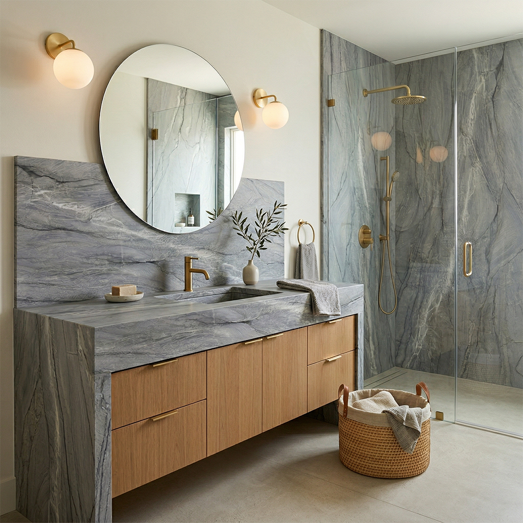 BCS-Allure Leather Brazilian Quartzite Slab