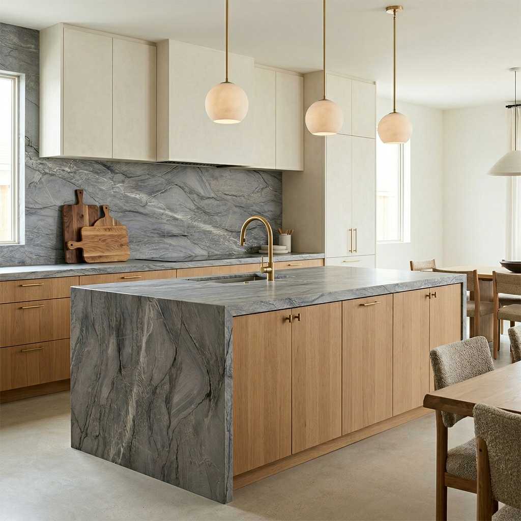 BCS-Allure Leather Brazilian Quartzite Slab