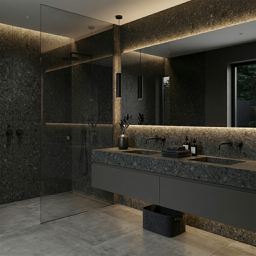 Additional view 3 of the Angola Black Antique granite slab