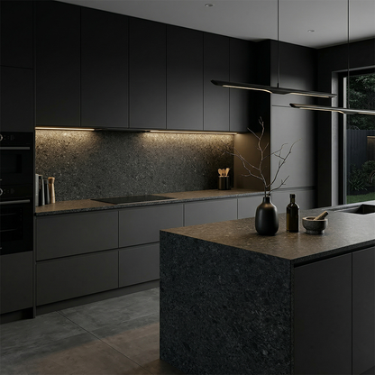 Additional view 2 of the Angola Black Antique granite slab