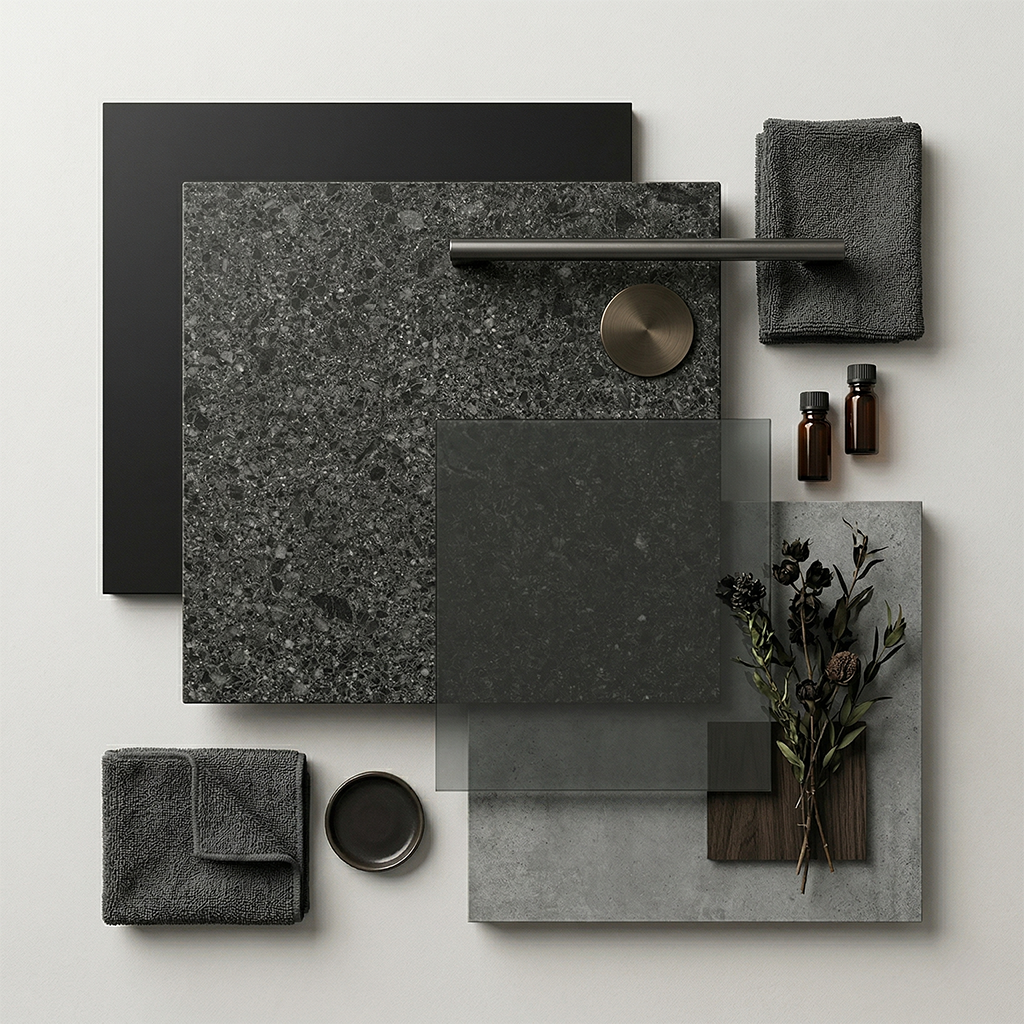 Additional view 4 of the Angola Black Antique granite slab