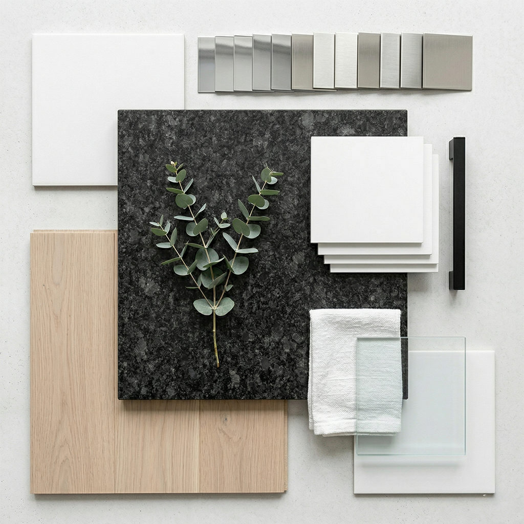 BCS-Angola Silver Black Granite Slab