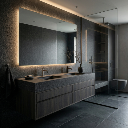 BCS-Angola Silver Black Leather Granite Slab
