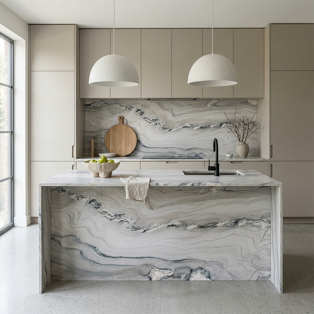BCS-Aquarela Brazilian Quartzite Slab