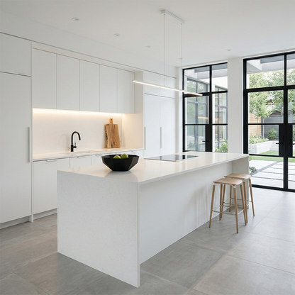 BCS-Arctic White Quartz Slab