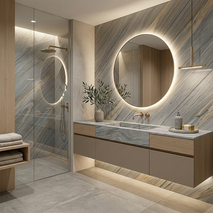BCS-Aurora Blue Brazilian Quartzite Slab