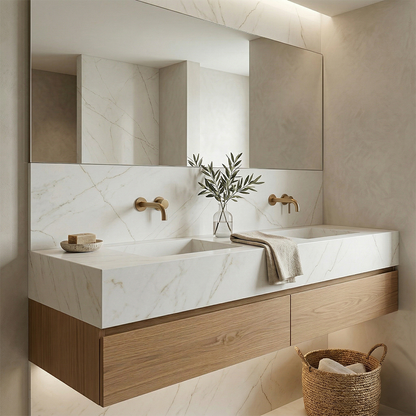 BCS-Bianco Macaubus Quartz Slab