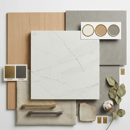 BCS-Bianco Macaubus Quartz Slab