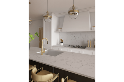 BCS-Bianco Swan Quartz Slab