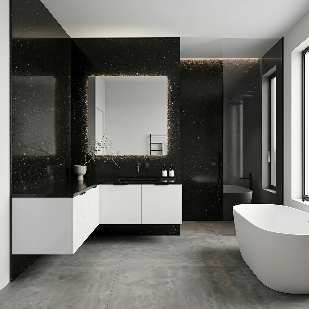 BCS-Black Galaxy Granite Slab