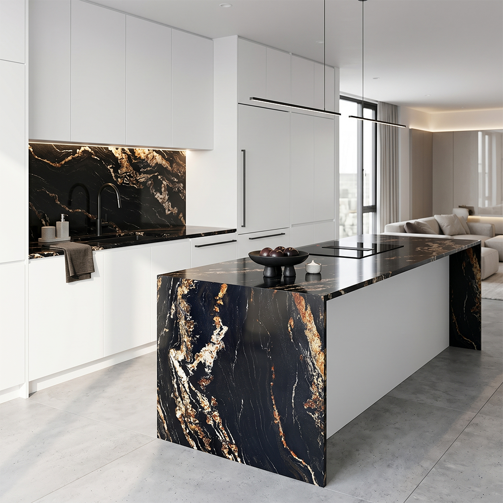 Additional view 2 of the Black Taurus granite slab