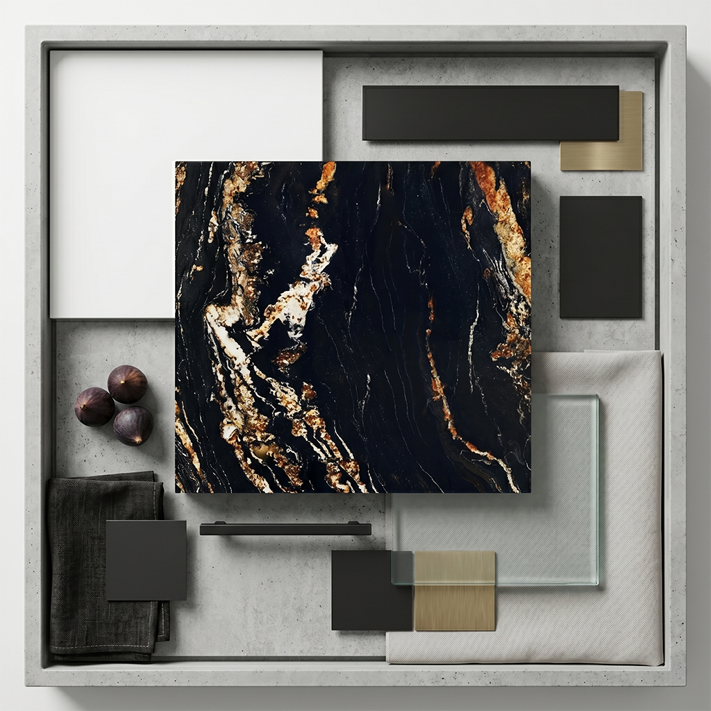 Additional view 4 of the Black Taurus granite slab
