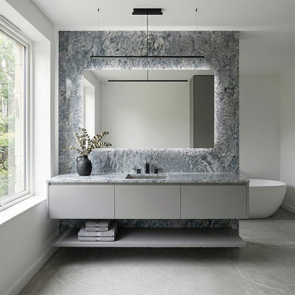 BCS-Blue Thoria Asian Granite Slab