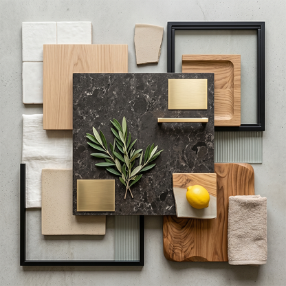 BCS-Brown Antique Granite Slab