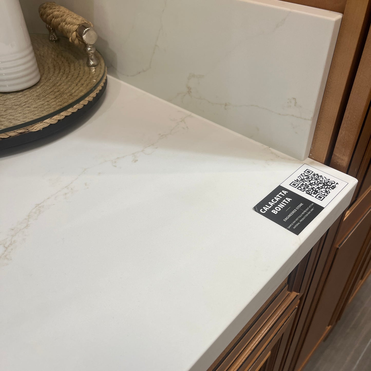 BCS-Calacatta Bonita Quartz Slab