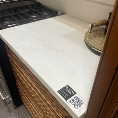 BCS-Calacatta Bonita Quartz Slab