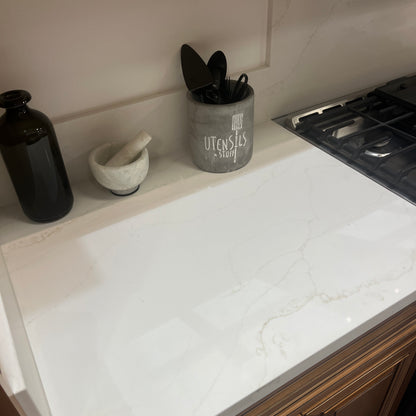 BCS-Calacatta Bonita Quartz Slab