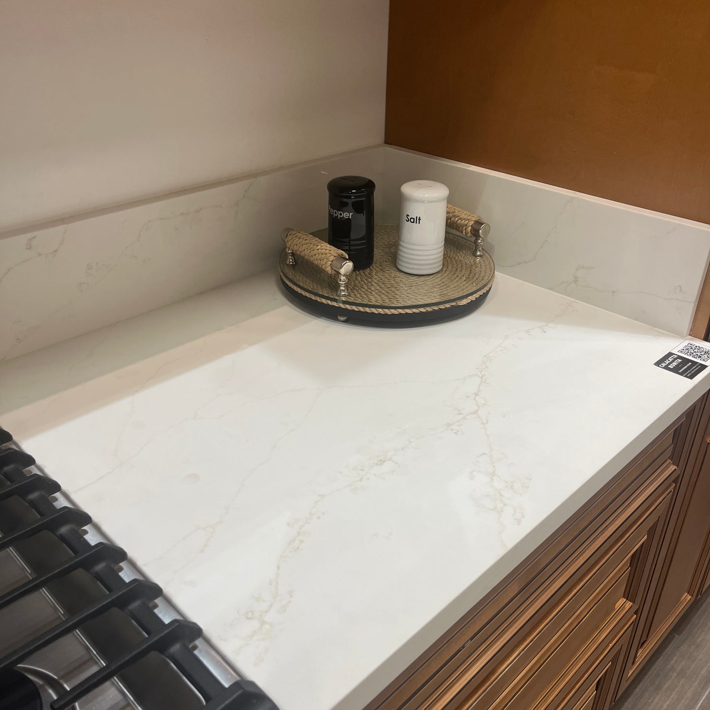 BCS-Calacatta Bonita Quartz Slab