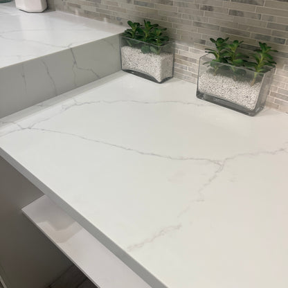 Additional view 8 of the Calacatta Dream engineered quartz slab