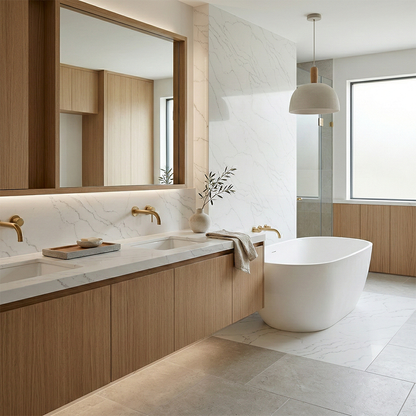 Additional view 3 of the Calacatta Dream engineered quartz slab
