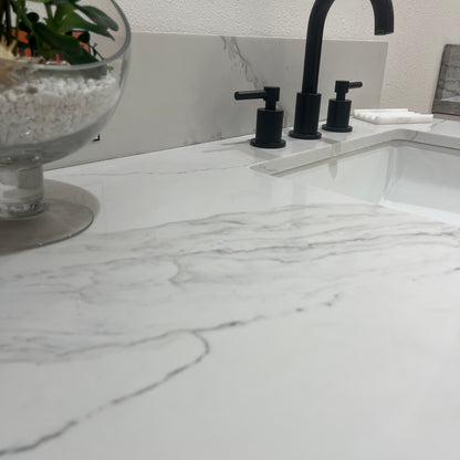 BCS-Calacatta Elegant Quartz Slab