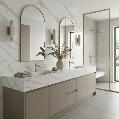BCS-Calacatta Luxe Quartz Slab