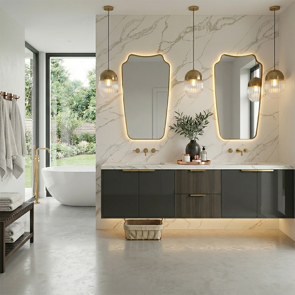 BCS-Calacatta Midas Quartz Slab