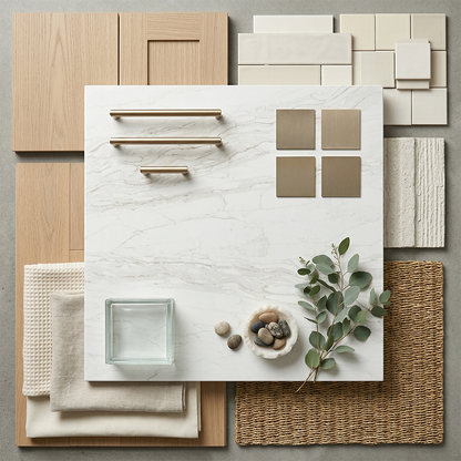 BCS-Calacatta Mist Quartz Slab
