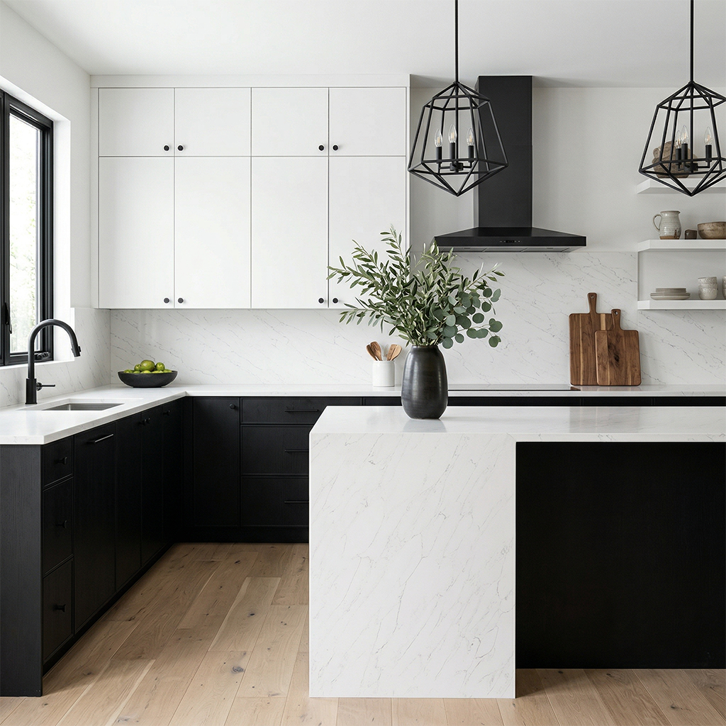 BCS-Calacatta Nova Quartz Slab