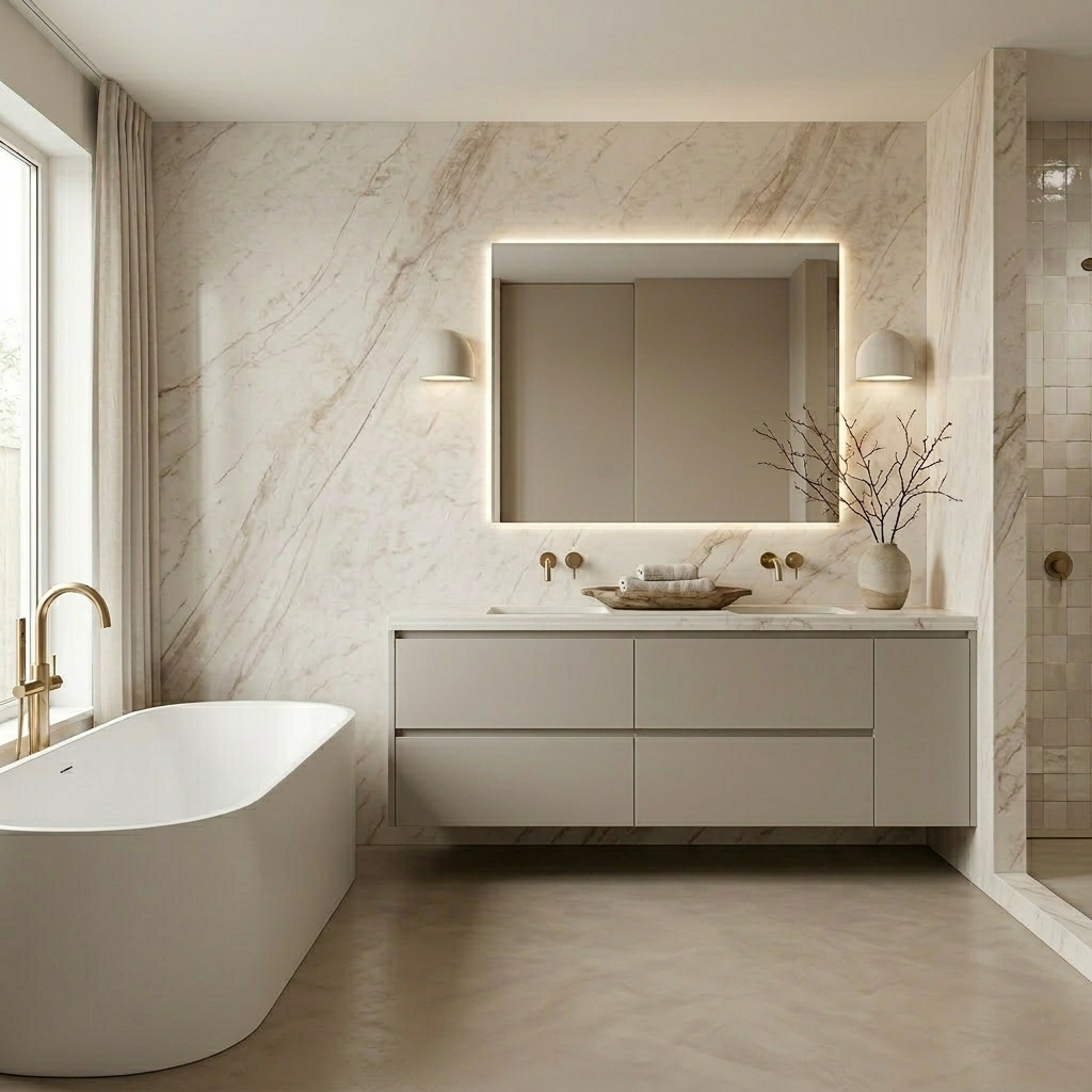 BCS-Calacatta Taj Quartz Slab