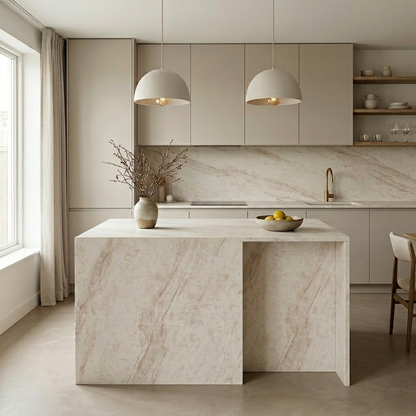 BCS-Calacatta Taj Quartz Slab