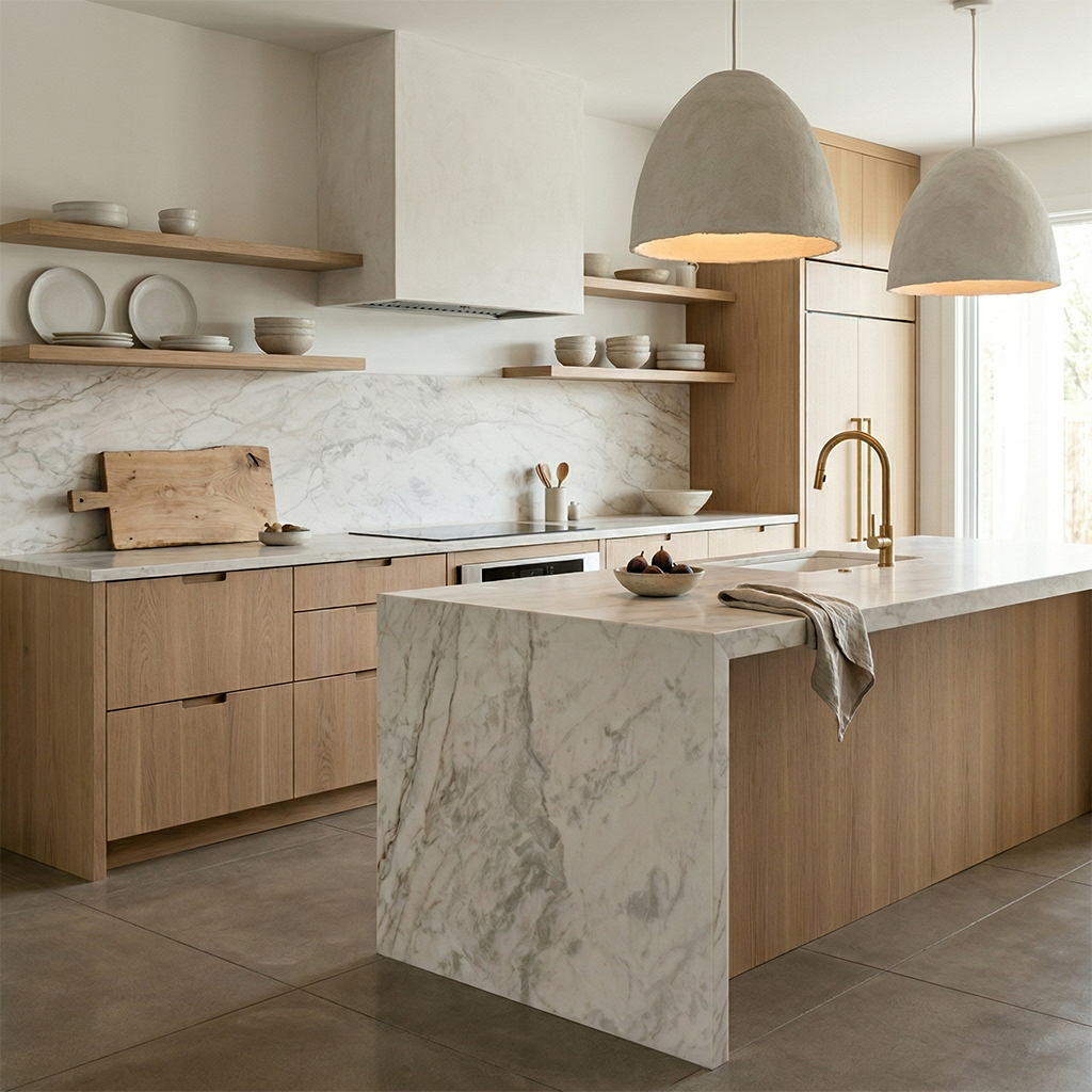 BCS-Caramel Bianco African Dolomite Slab
