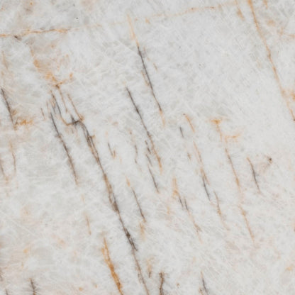 Cristallo Brazilian quartzite slab, grey base with brown and gold cloudy pattern, polished finish