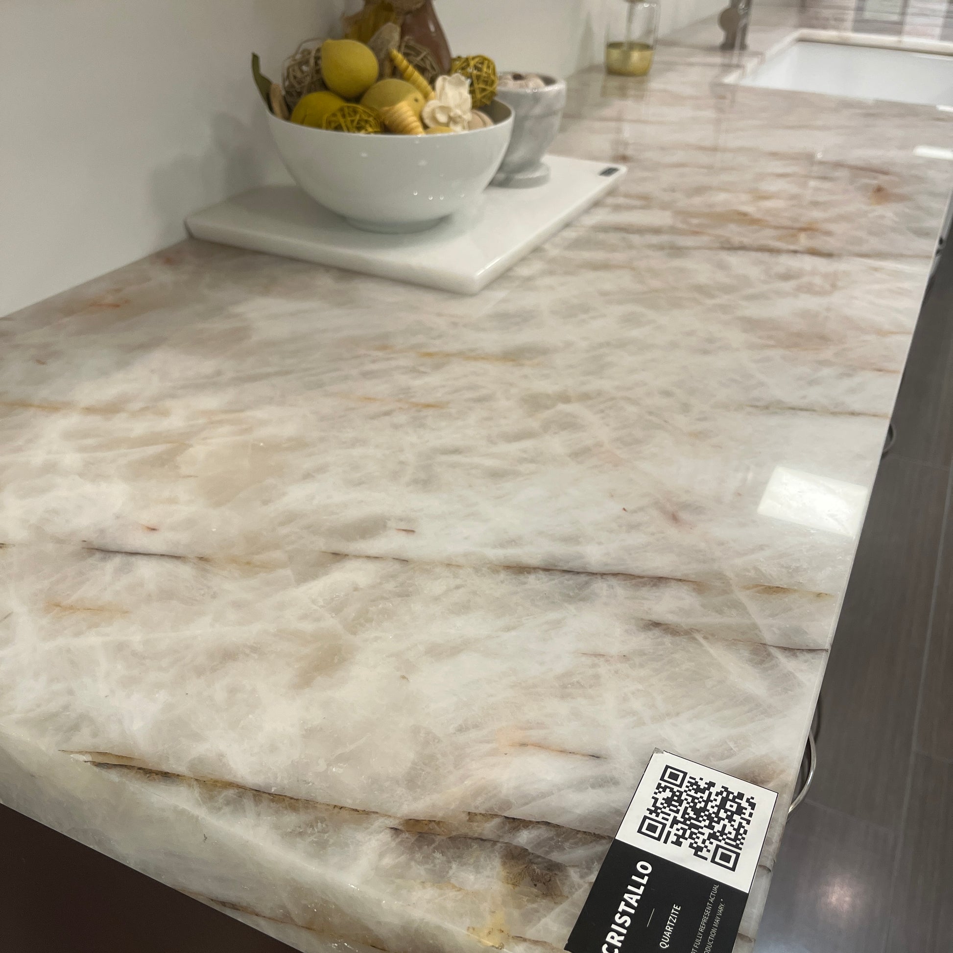 Additional view 6 of the Cristallo Brazilian quartzite slab