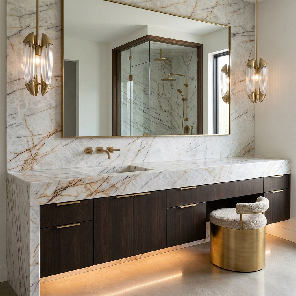 Additional view 3 of the Cristallo Brazilian quartzite slab