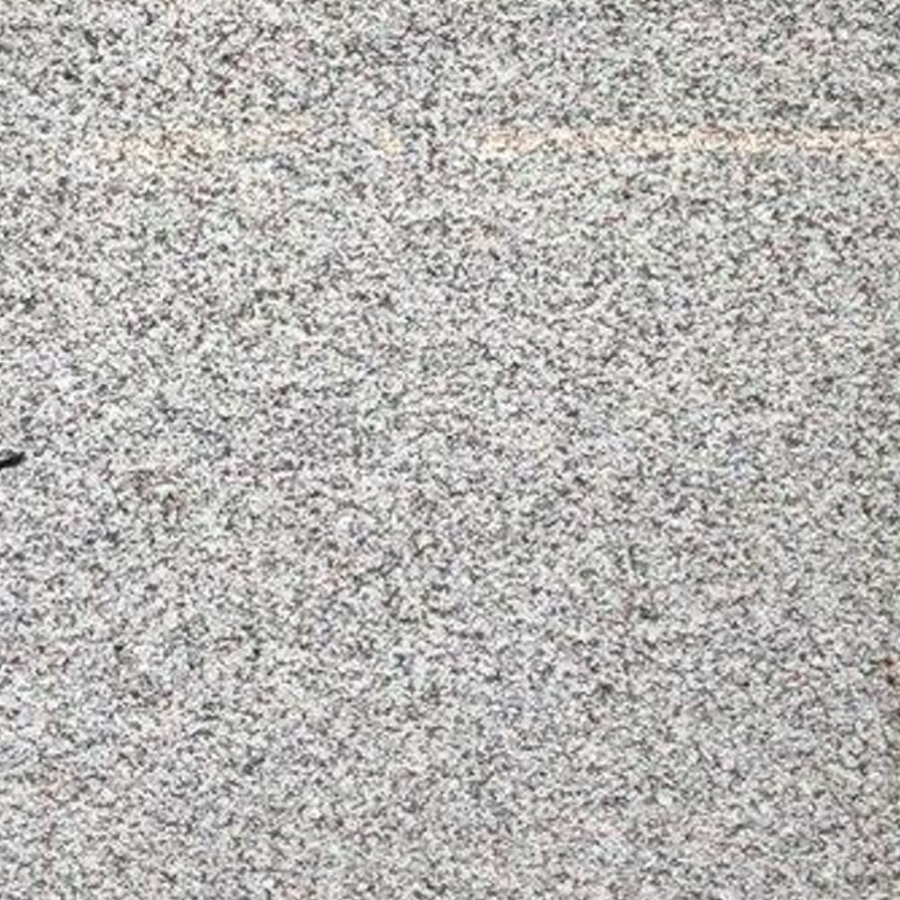 Gili White granite slab, white base with black cloudy granite pattern, polished finish