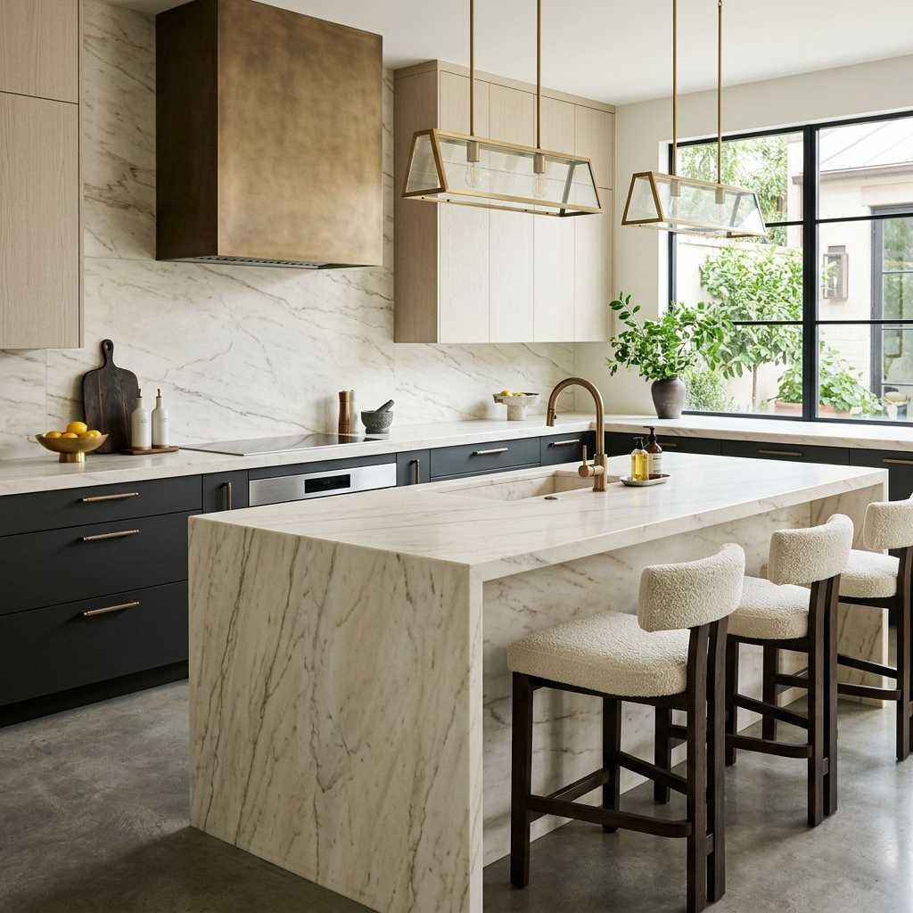 Additional view 2 of the Monte Ivory African marble slab