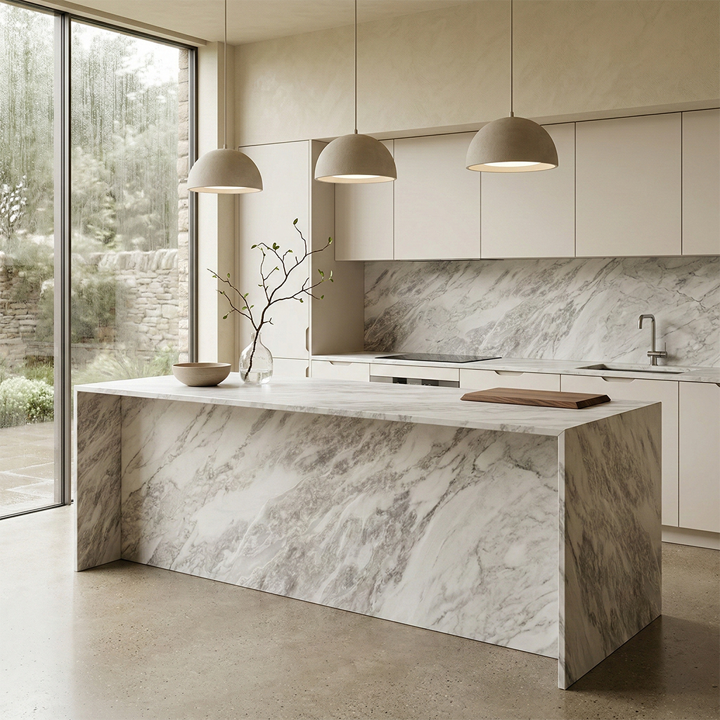 Additional view 2 of the Namib Gris African marble slab