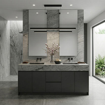 BCS-Platinum Grey Brazilian Quartzite Slab