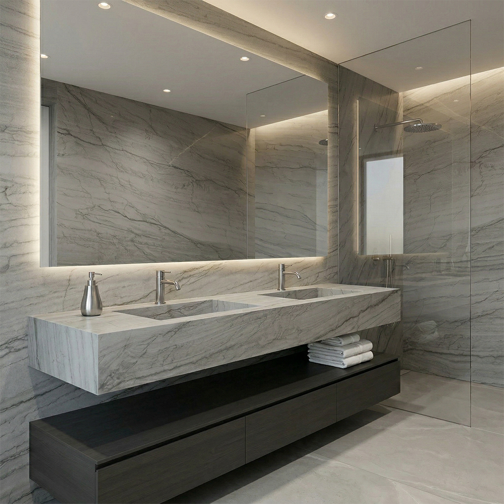 BCS-Platinum Light Brazilian Quartzite Slab