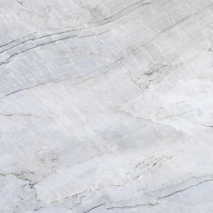 Renaissance Brazilian quartzite slab, white base with gold and grey veining, polished finish