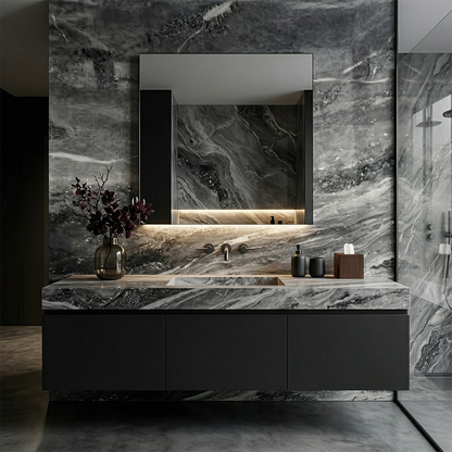 BCS-Rhino Grey Asian Natural Marble Slab