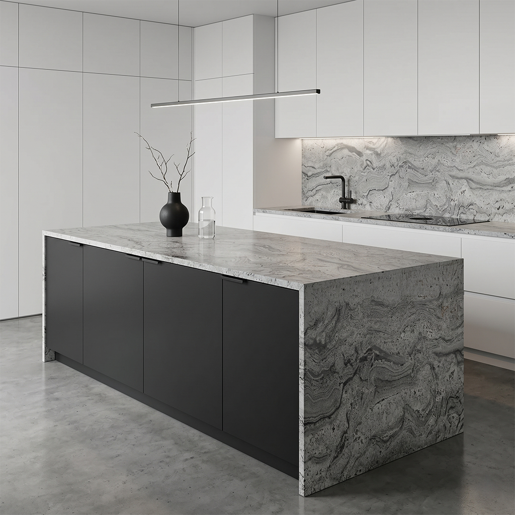 BCS-Silver Canyon Granite Slab