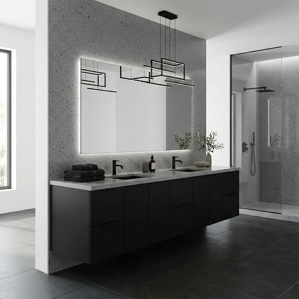 BCS-Sparkling Grey Quartz Slab