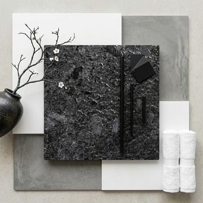 BCS-Steel Grey Asian Leather Granite Slab