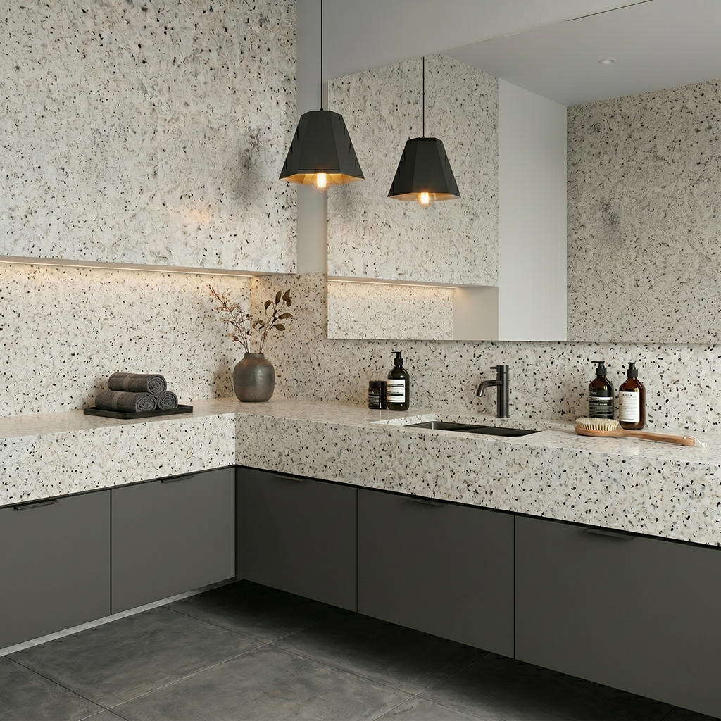 BCS-White Galaxy Granite Slab