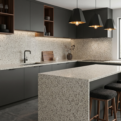 BCS-White Galaxy Granite Slab